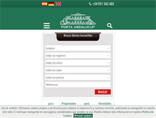 Tablet Screenshot of portaandalucia.es